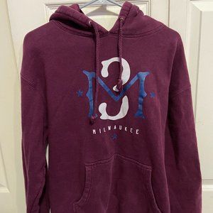 Vintage Red Milwaukee Hoodie